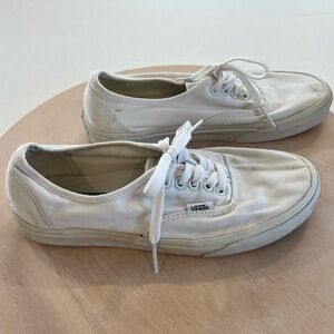 Vans Women’s Canvas Sneakers White Size 8.5 Women’s Men’s Size 7 Style TC7H